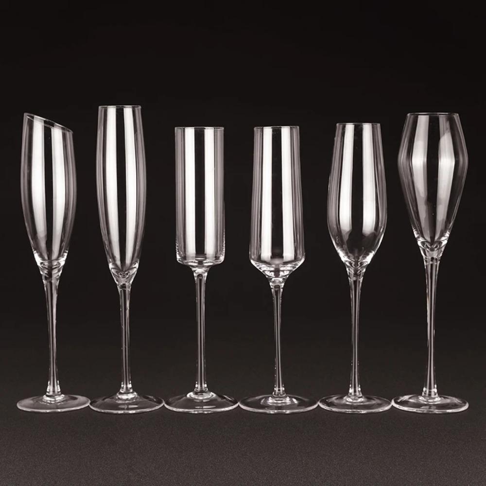 1 PIÈCE Verres Flûtes à Champagne Bordure Or Verres à Cocktail Élégamment Conçus Soufflés à la Main, Sans Plomb, Coupes à Champagne