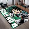My Hero Academia Character Area Rug, MHA Fan Cozy Carpet, Ideal Gift.chl