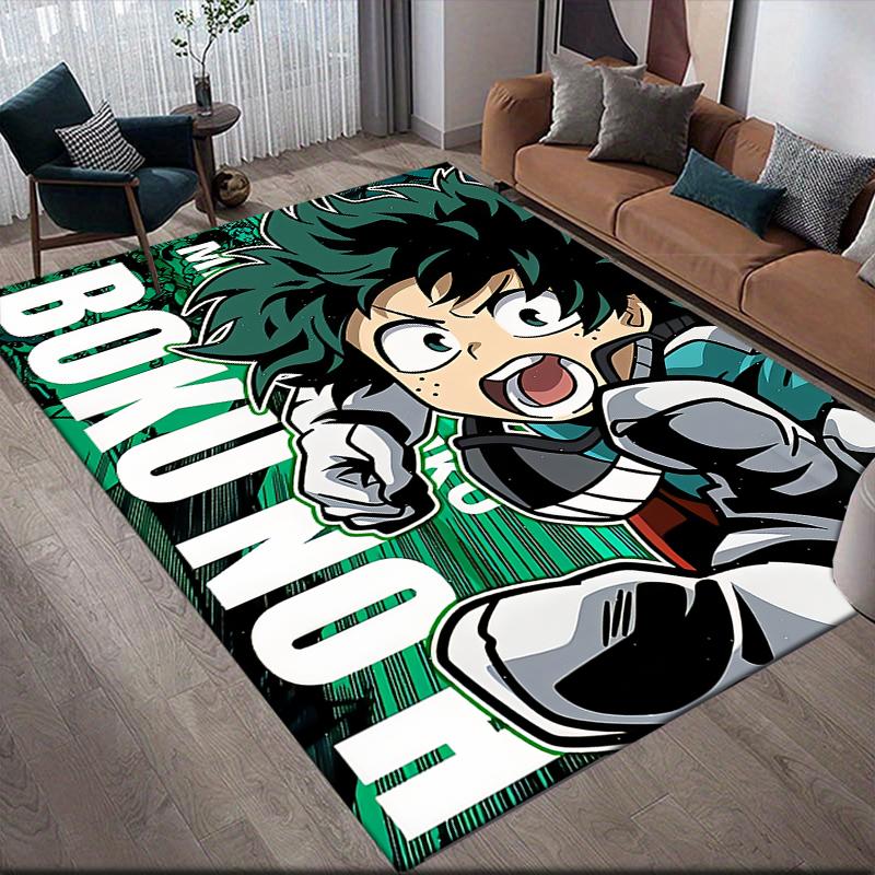 My Hero Academia Character Area Rug, MHA Fan Cozy Carpet, Ideal Gift.chl