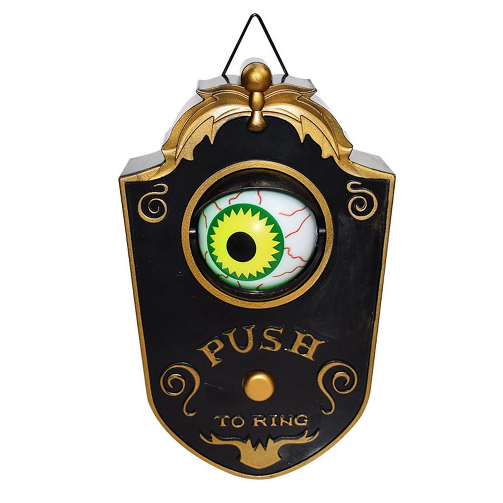 Halloween One-eyed Doorbell Decoration Electric Eyeball Sound