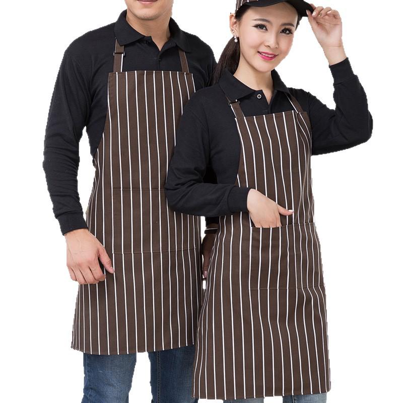 Cross-Collar Chef Apron: Hanging Neck Apron for Restaurants, Cafés, and Waitstaff