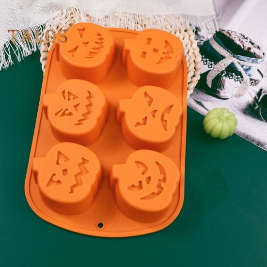 Halloween-Backform, Kürbis, Spinne, Eule, Totenkopf-Form, antihaftbeschichtet, spülmaschinenfest, für Schokolade, Süßigkeiten, Kuchen, Gelee, Küchenhelfer