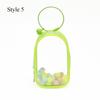 Jewelry Organizer Transparent Storage Box Pouch Mystery Box Plastic Box Cute Doll Bag Organization with Keychain Dustproof Case