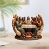 Religious Last Supper Miniature Model Home Office Desk Decor Gift for Christian