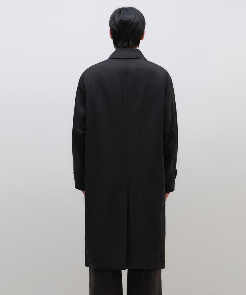 Musinsa Standard [City Workers] Karmor Single Trench Coat [Black]