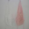 Floral Lace Shirring Shoulder Bag_Pink