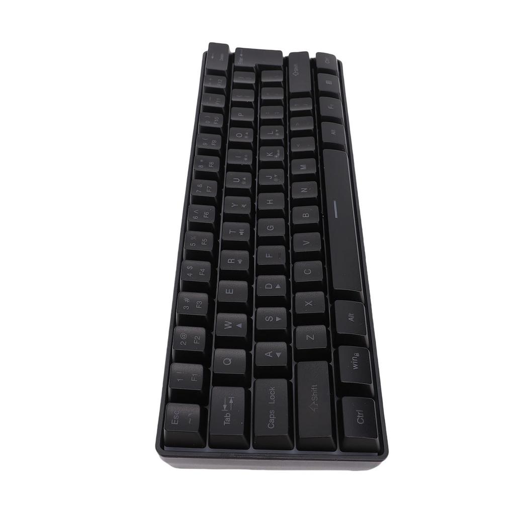 Wireless Keyboard RGB Backlit 61 Keys Rechargeable 2.4G Gaming Keyboard Supports Sleep Mode for PC