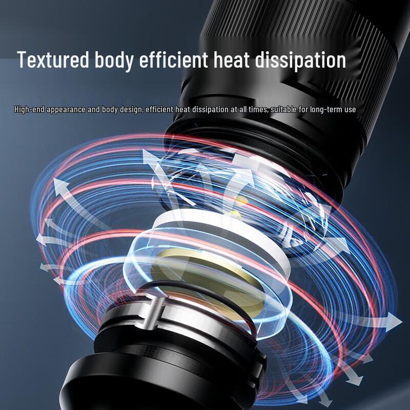 TCL Tactical Super Bright Rechargeable Flashlight