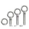 With Ring Eye Screws Silver Ring Expansion Screws  Wire Pipe Clamp