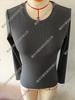 2024 Women's Long-Sleeve Ribbed Crew Neck Slim-Fit T-Shirt