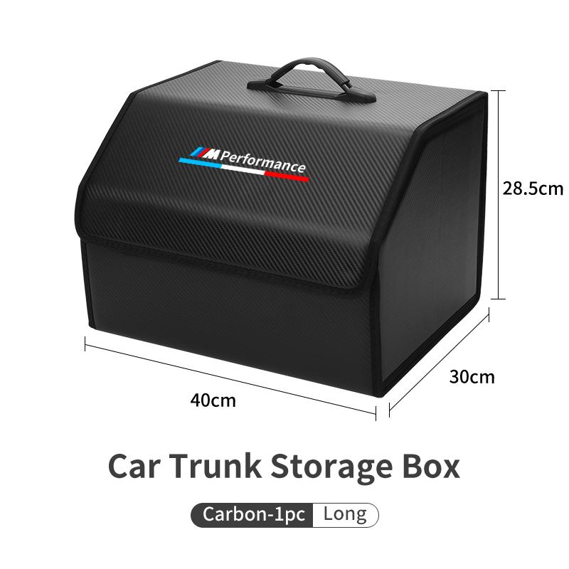 2025 Hot Car Trunk Storage Bag Leather Camping Box For BMW Performance X1 X3 X5 E39 E46 E90 F20 E60 F30 E36 F10 E87 E70 E91 E30