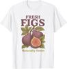 Retro Fruit Graphic Tee, Fresh Figs Design, Sweet Vintage Style Shirt