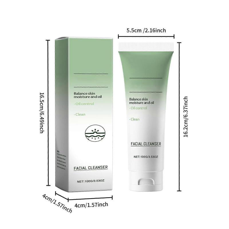 Multiacidss Clear Facial Cleanser Salicylic Acidss Deeps Clean Blackhead Shrink Pores Oilcontrol Facial Cleanser LA1502