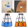 Chandelier Cover with Stained Glass for E27 Sockets Easy Installation Light Shade