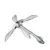 6KG Anchor Yacht Fittings Hot Dip Galvanized North American Hardware Fittings Marine Folding Anchor