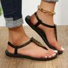 Herringbone Sandals Summer New Sandals Women's Sandals Flat Toe Sandals