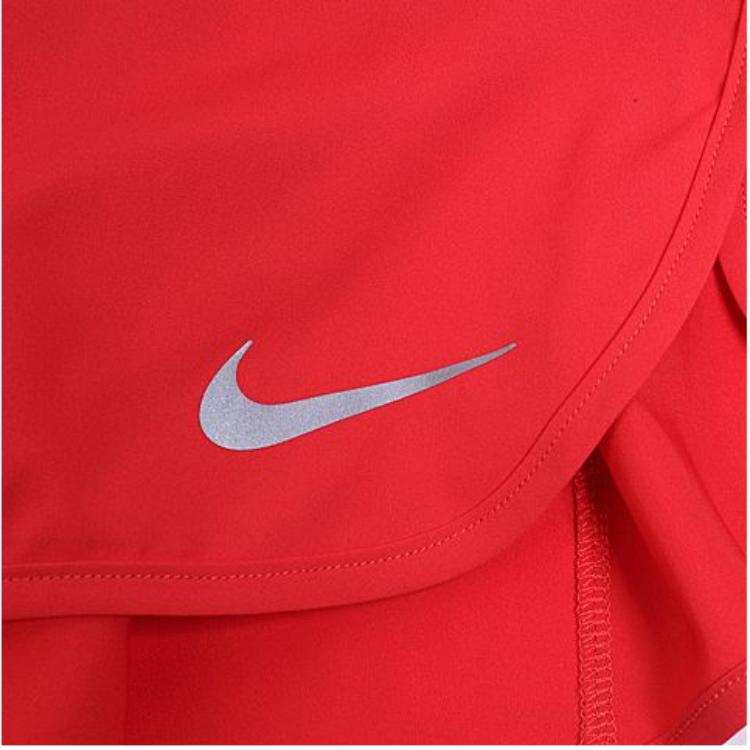 Nike Logo Print Soft Comfortable Elastic Quick-Dry Sports Shorts Women Shorts Red 719583-645