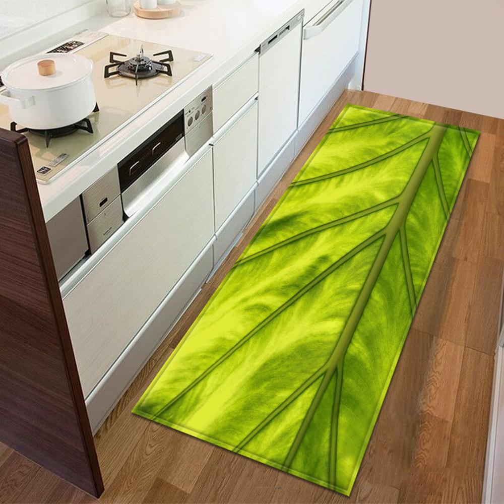 Kitchen floor mat entrance door mat bedroom long carpet corridor bathroom non-slip floor children's carpet