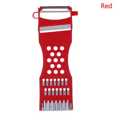 Utensilios de cocina multifunción, pelador de frutas y verduras, herramientas cortadoras en juliana