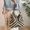 Leisure Straw Crochet Bag Beach Women's Handbags New Weave Shoulder Bag  Ladies/Girls