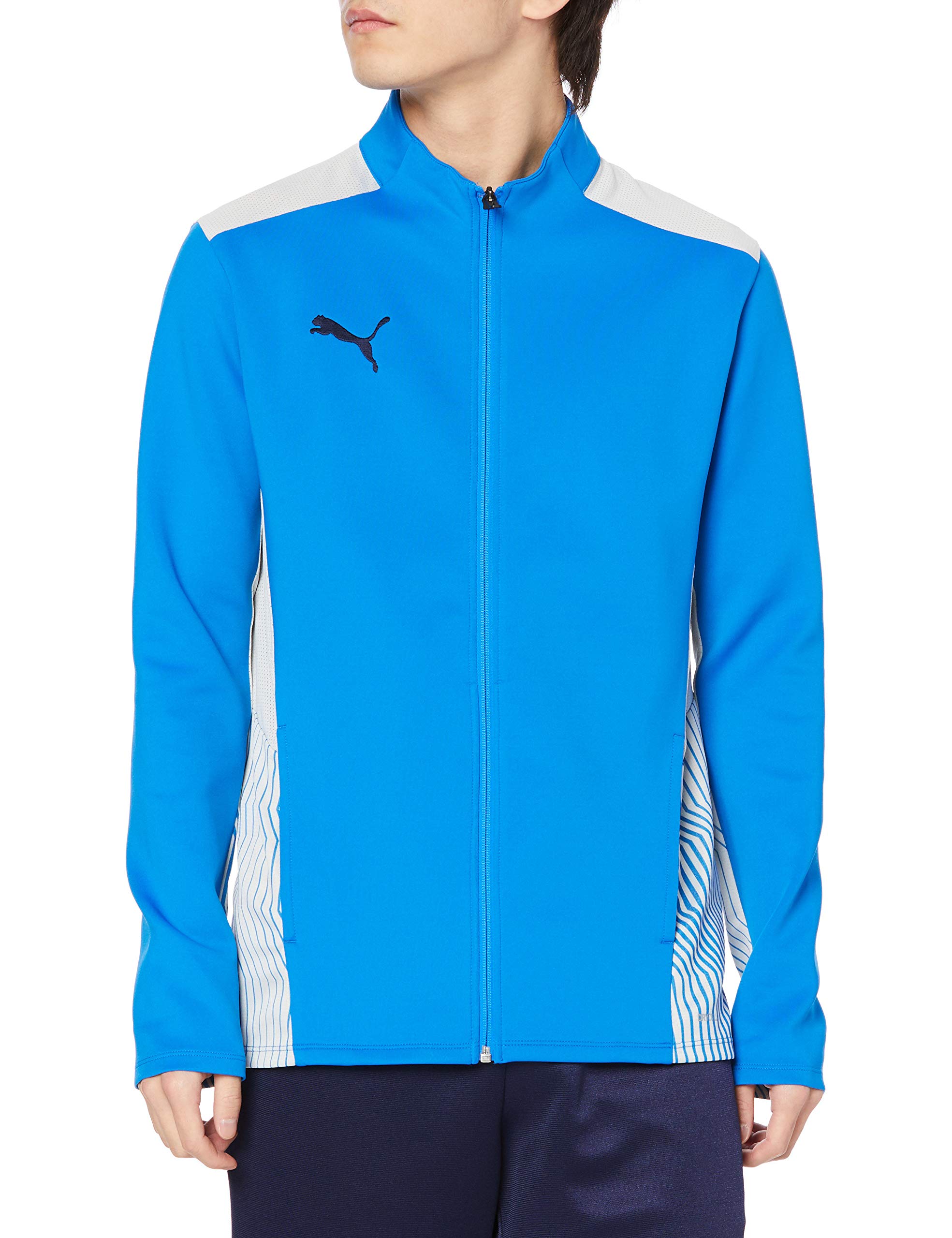 

PUMA TEAMCUP TR Тренировочная 2022 Электрический синий Лимонад Размер M Мужская куртка, Влагоотводящая, Быстросохнущая трикотажная ткань, Цвет Осень/Зима (02),