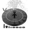 Solar Fountain Pump 16cm Round Floating Water Fountain for Garden Pond Pool Patio Outdoor Solar Powered Water Feature