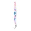 Anti-static Curved Stickers Tweezers High Precision Eyelash Curler  Miniature Scene Stickers