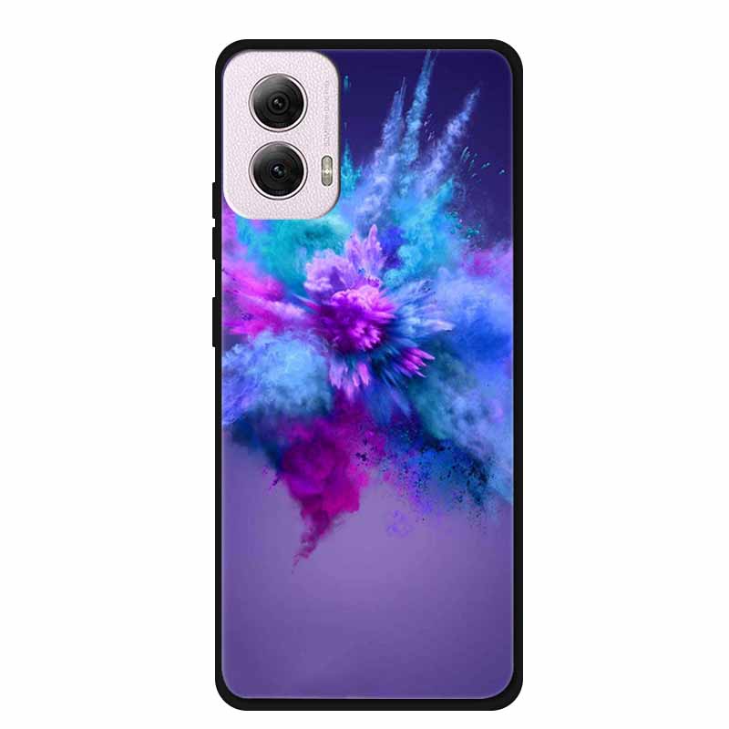 For Moto G Power 2024 Case TPU Animals Soft Silicone Phone Cases For Motorola G Power 2024 5G Wolf Protector Original Back Cover