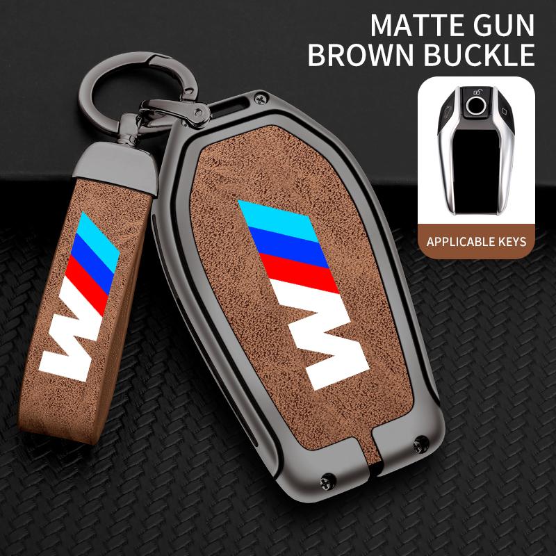 BBKW7 Zinc Alloy Car Key Case Cover Shell Holder For BMW 5 7 Series G30 G11 G12 G31 G32 i8 I12 I15 G01 X3 G02 X4 G05 Styling Accessory
