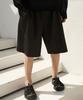 TENER Pleated Bermuda Shorts (Black)
