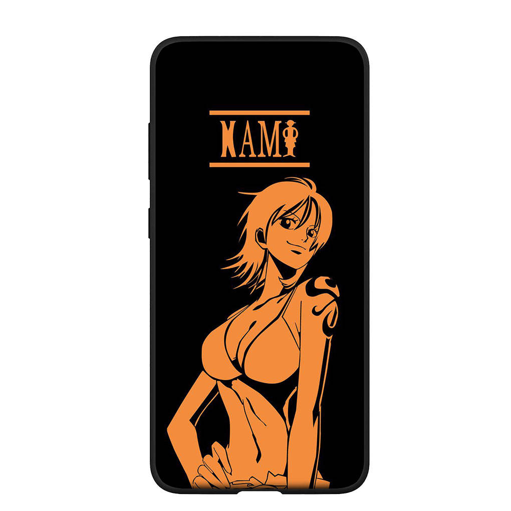 Phone Case for Samsung Galaxy S25 S24 S23 iPhone 16 15 Xiaomi Redmi Note 14 13 12 16E 11 Pro Max XR OPPO Moto Huawei Nami Poster Luffy One Piece Cover