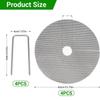 4Pcs Tree Mulch Rings Flower Pot Plant Moisturize Protector Mats Breathable Weeds Barrier Gardening Plant Cover Cushions