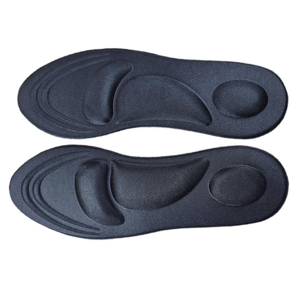 1 Pair Women and Men Insoles Soft Foam Breathable Sweat Absorbing Shock Absorbing Deodorization Arch Support Insole