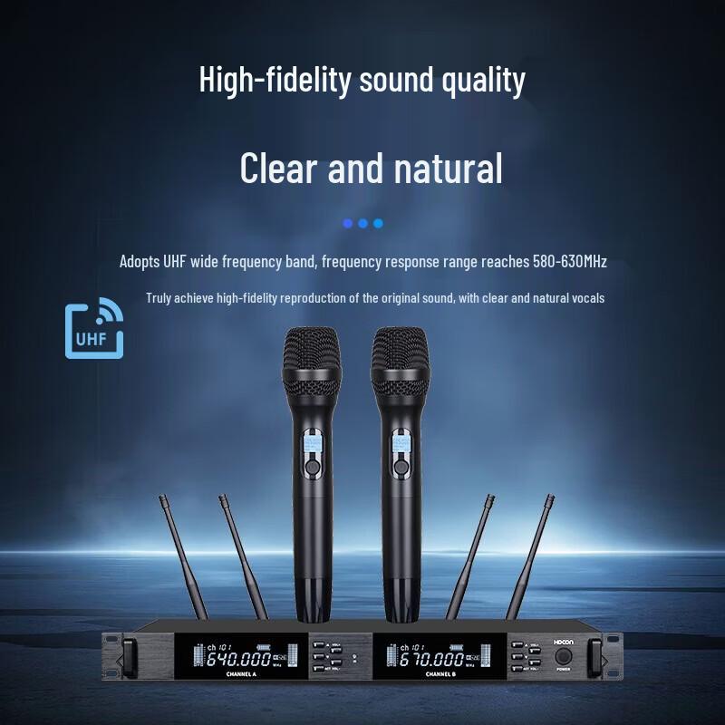 HDCON HT-G820S1 Professional Wireless Microphone System (CN version)
