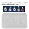 3D Stereo Spherical Silicone Mold DIY Jewelry Epoxy Mold Jewelry Crafts Pendant Making Tool