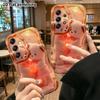 Phone Case: 2D Flat Samsung Galaxy A34 A35 M05 M06 S20 S22 S21 FE Plus 5G Protective Case, a Pair of Pink Teddy Bears, Christmas and Halloween Gift