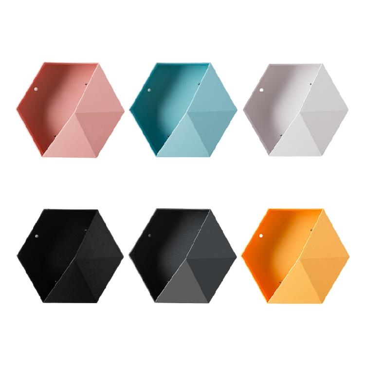 Hexagon Wall Shelves Honeycomb Geometric Holders Storage Box Wall Hanging Shelf