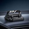 Universal 2-in-1 Rotatable Dashboard Car Phone Holder with Anti-Shake Number Plate