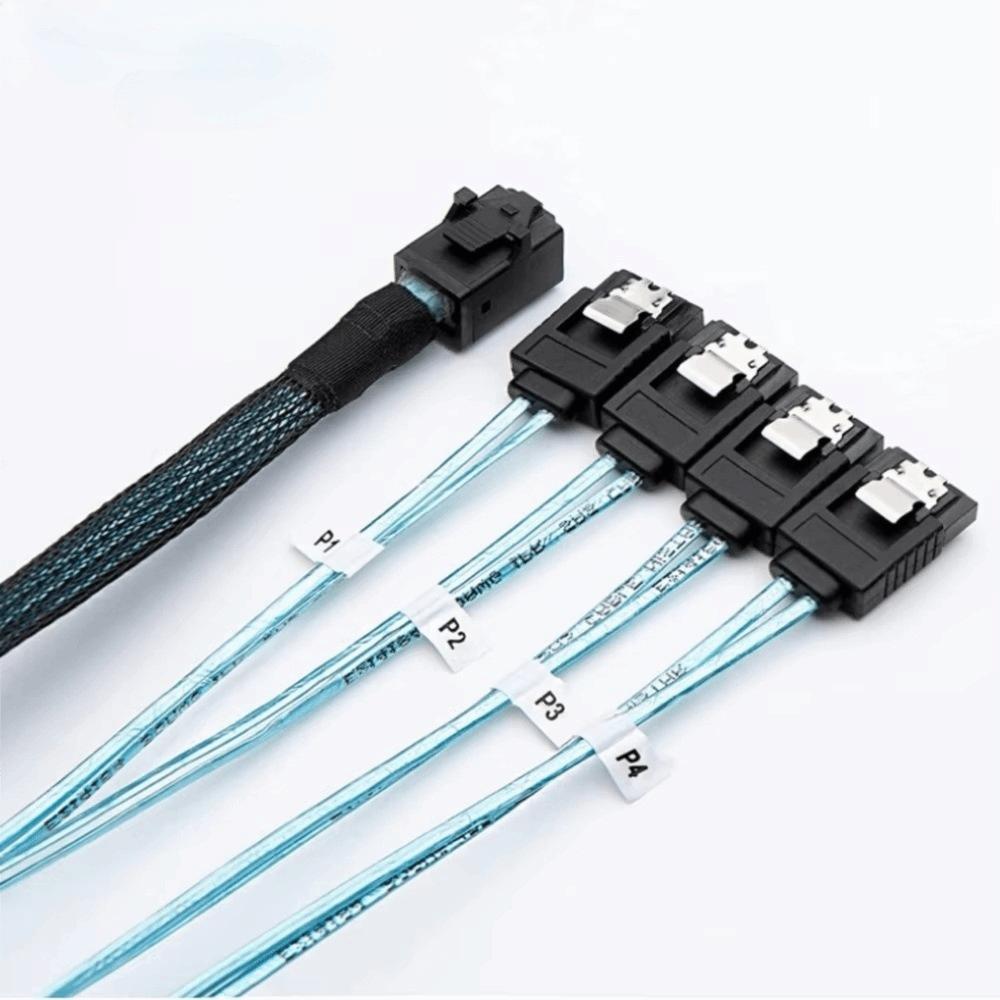 0.5m Length SFF-8643 To SATA Adapter 1.0m Length Motherboard Controller Cable