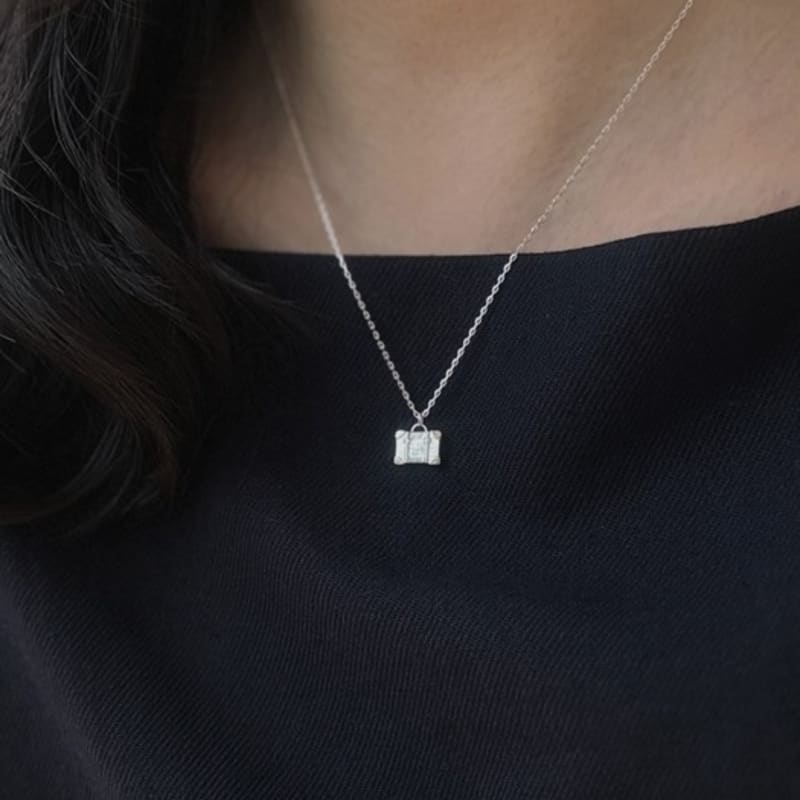 THE BORING mini bag necklace