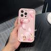 Pink Hibiscus Pattern Phone Case Suitable for iPhone 17 16 15 14 13 12 11 Pro/Max/Plus Anti Drop and Shockproof Back Cover