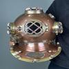 45.72 cm Commando Diving Helmet Deep Sea Scuba Diving Helmet with Wooden Base Marine Nautical Boston Gift item