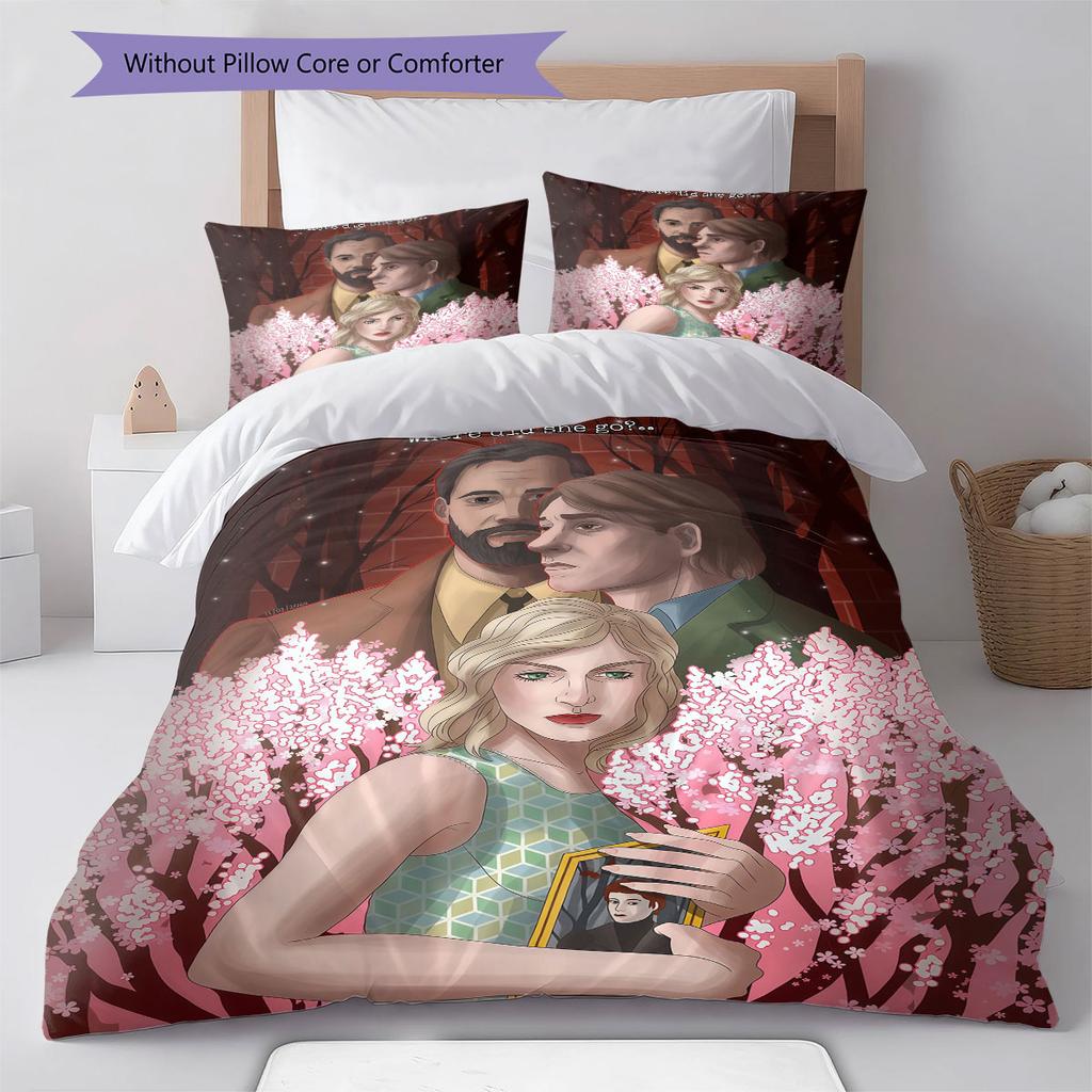 Rusty Lake Secret Bedding Quilt Set Quilt Cover Pillowcase Home Decoration Birthday Gift (1 * duvet cover + 2 * pillowcase, without core)