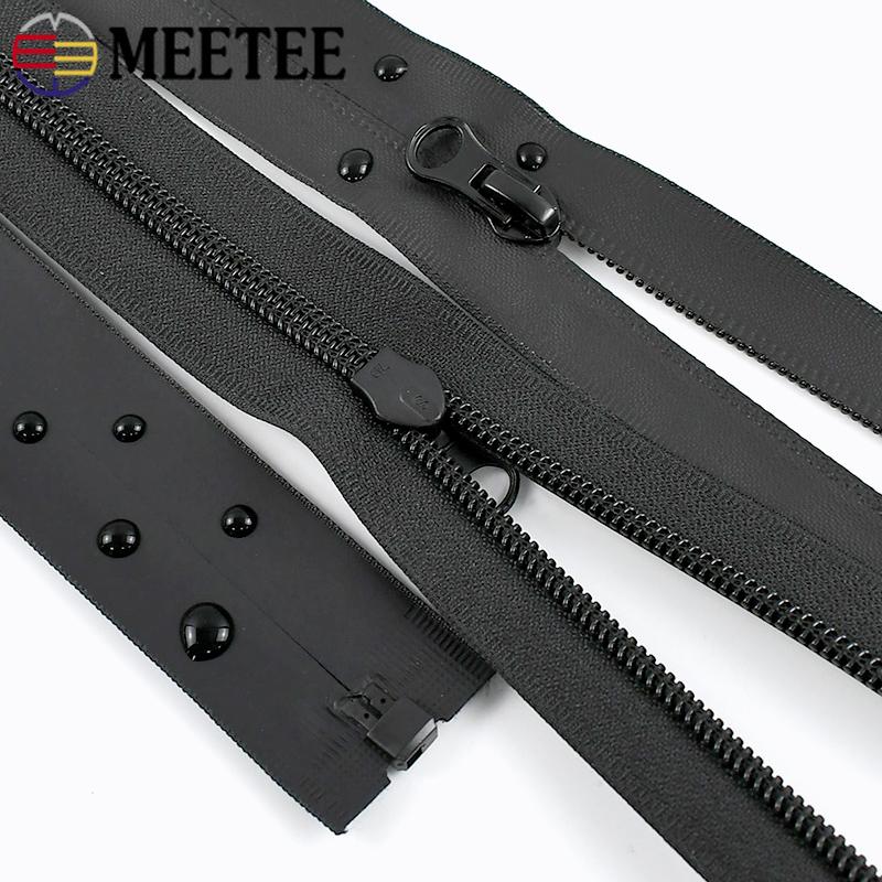 1/2/3/5 ks 15-100 cm Nylonový vodotěsný zip Otevřený konec Neviditelný ozdobný zip Bunda Taška Oblečení Reverzní zipy DIY šicí příslušenství