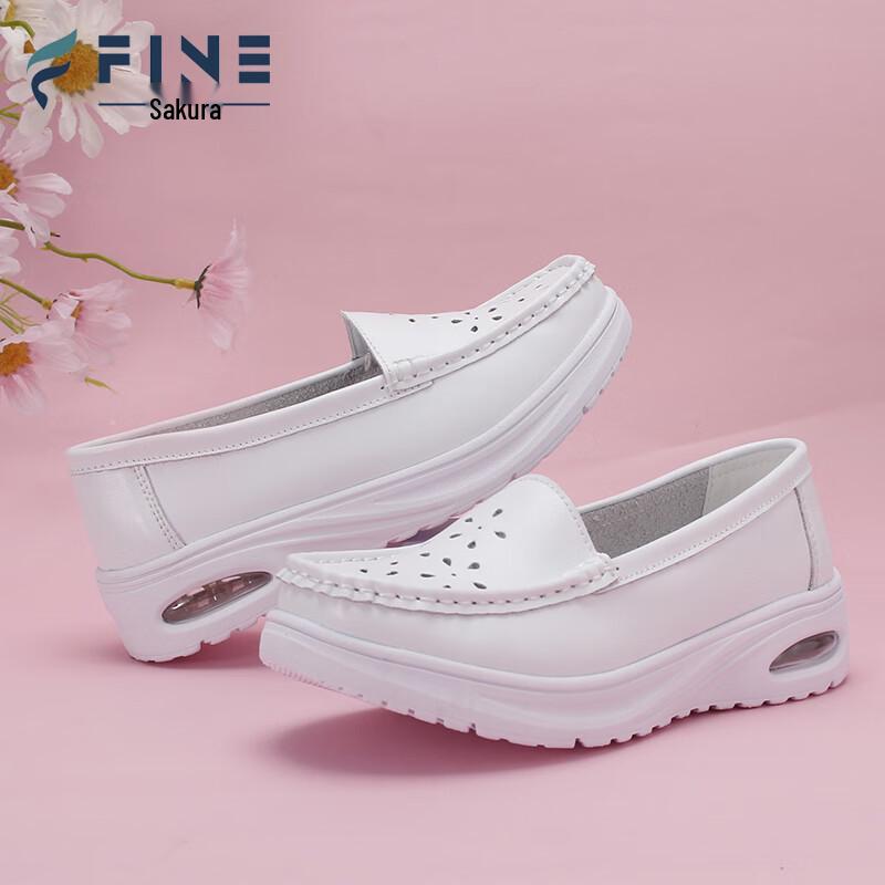 Women s Lightweight Air Cushion Slip-On Nurse Shoes 34
