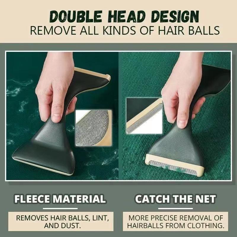 Two-side Lint Remover Portable Pet Hair Remover Brush Manual Fluff Remover Clothes Fuzz Fabric Shaver Carpet Clothes Brush