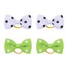 Puppy Hair Bow Puppy Hair Accessory Set Handmade Dog Hair Bowknot Set with Rubber Bands for Small Pets Party Christmas Birthday