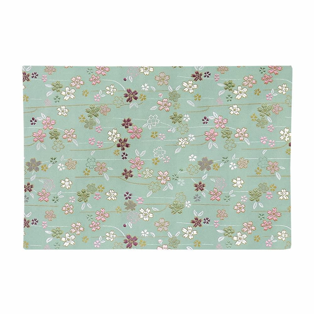 

Намукума-чан Кобо Сакура Візерунок Сутра Настільник, Високоякісний Кіотський Брокатний Килим, Вогнестійкий, Розмір 22,5 см x 32,5 см (Розмір 14, 005, Зелений)