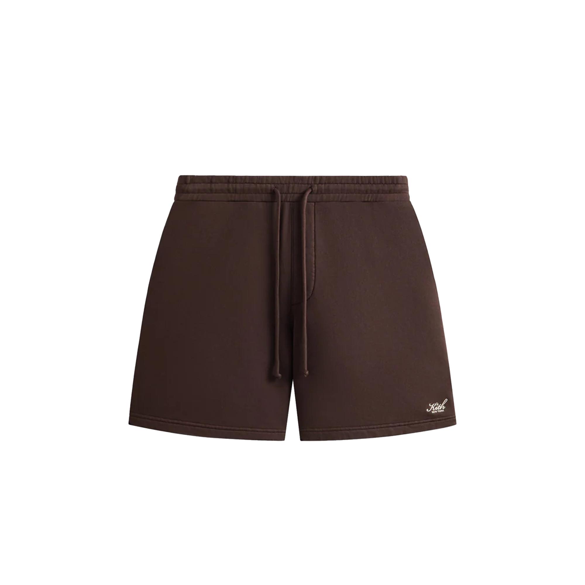 

Kith Fleece Curtis Short Kindling Men Bottoms Brown KHM061041-211 XL