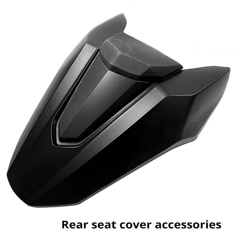 A28G-Motorcycle Moto Trim Accessories For Honda CB650R CBR650R - Rear Hump Cover Fairing Rear Seat Cover Matte Black